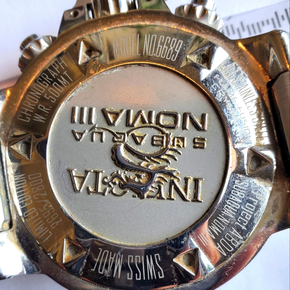 INVICTA 6689 MEN'S Subaqua Noma III Swiss Quartz Chronograph Watch